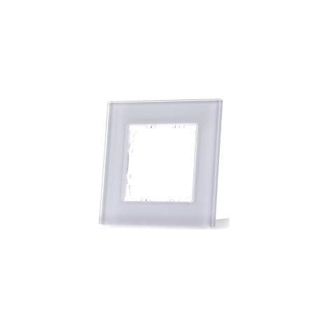 CADRE EN VERRE KNX POUR PROGRAMMES 55 MM, 1X, BLANC BE-GTR1W.01 MDT