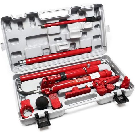 Kit Pressa Martinetto idraulico per Carrozzerie Portata 10Ton Riparazione Telaio (1/5)