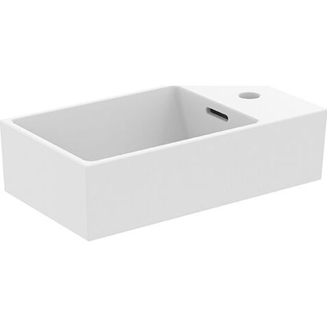 IDEAL STANDARD T3734V1 lavabo à main Extra, 1 trou mitigeur, avec trop-plein (1/2)