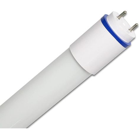 Neon led opaco attacco t8 g13 9 watt luce  bianca fredda 6500k tubo 220v 60 cm (1/2)