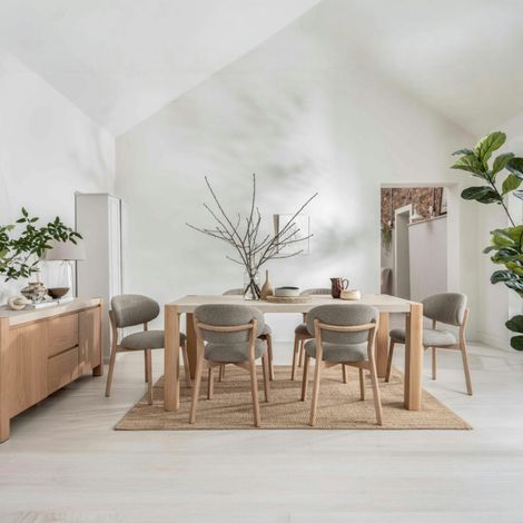 Table à manger moderne 140 cm TREVI (1/4)