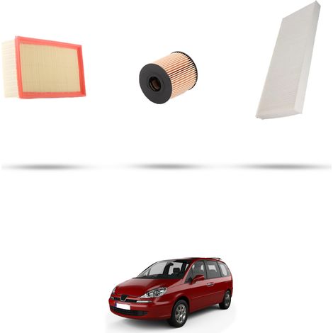 Kit tagliando 3 filtri compatibile con Peugeot 807 2.0 16V 103kw dal 2005 (1/5)