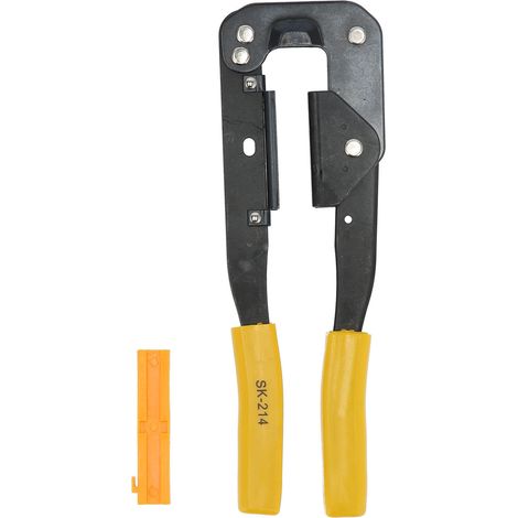 SK‑214 Flat Ribbon Cable Crimper High Carbon Steel Hand Wire Arranging Pliers with Die Holder