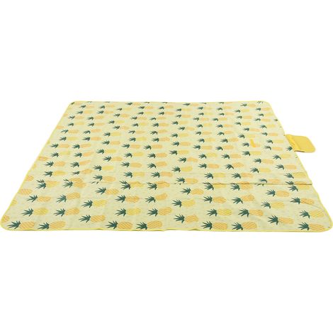 Nappe de pique-nique en toile Oxford, rectangulaire élargie, imperméable, pliable, tapis de camping aux motifs fruités (1/5)