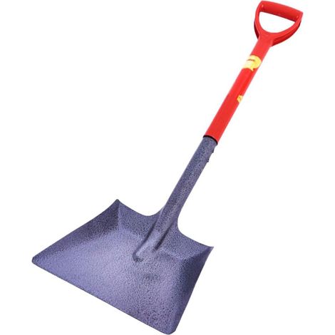 Builders Shovel Heavy Duty Square Mouth Spade Gardening Builders Steel U1850 (1/3)