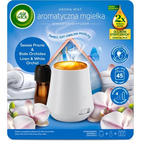 018727 Set di spray aromatico Air Wick "Bucato fresco" e "Orchidea bianca" (1/5)