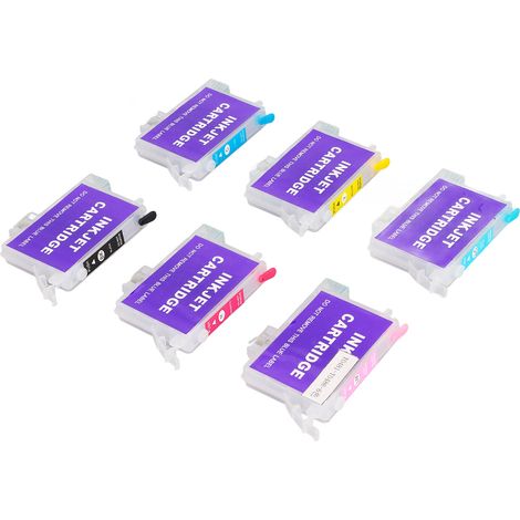 Kit d'accessoires pour imprimante Stylus Photo R200, R220, R300, R300M et R320 (6 cartouches d'encre) (1/5)