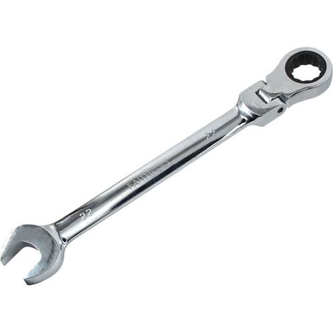 Faithfull SJW6122 Ratchet Combination Spanner Flex Head CV 22mm FAISPARAT22