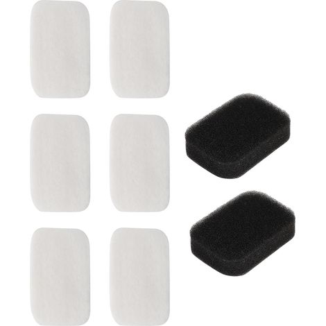 Filtre ultra-fin en coton anti-poussières et particules pour masque respiratoire DeVilbiss DV54/55/56/57, remplacement efficace, protection respiratoire, lot compatible. (1/5)