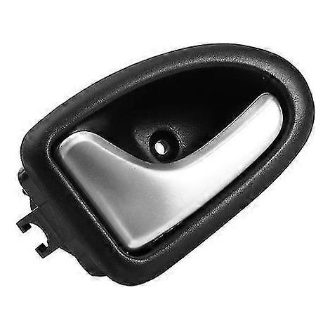 Lot de 2 poignées de porte intérieures chromées pour Renault Clio 2000-2009 (2/3-4/5) - Côté droit (1/5)