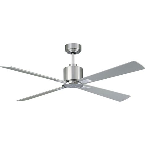 DC Ceiling Fan Airfusion Climate Chrome with Remote