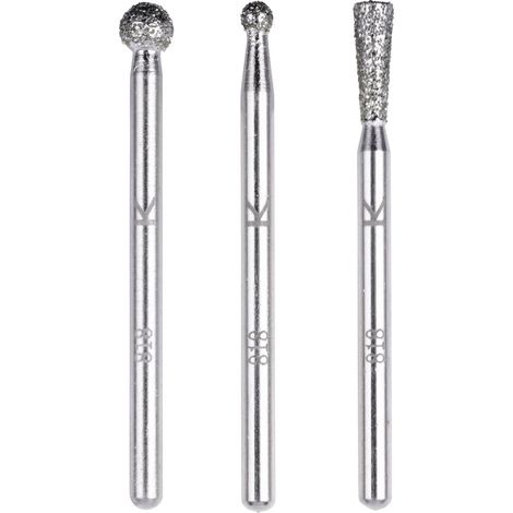 Set di 3 mole diamantate sferiche e coniche 5988000 wolfcraft (1/4)