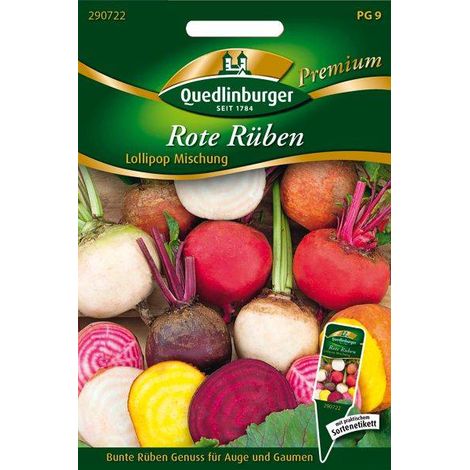 Quedlinburger Rote Rüben Lollipop Mischung - Gemüsesamen