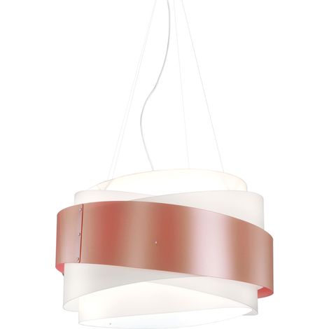 Lampadario a sospensione BEA una luce Rame diametro 60x h38 cm (1/2)