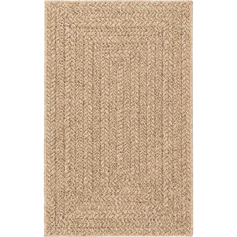 Teppich ZIZUR 240x340 cm Jute-Optik Indoor und Outdoor vidaXL