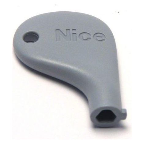 Clé de déverrouillage triangulaire – Compatible avec moteurs NICE ROADKIT, WINGOKIT, ROBUST, POPKIT, WALKYKIT – Déverrouillage manuel en cas de coupure