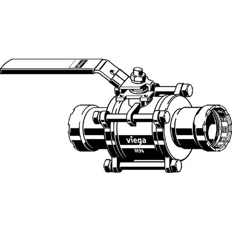 VIEGA 787240 Robinet à boisseau sphérique avec SC Easytop 4375.8 (1/3)