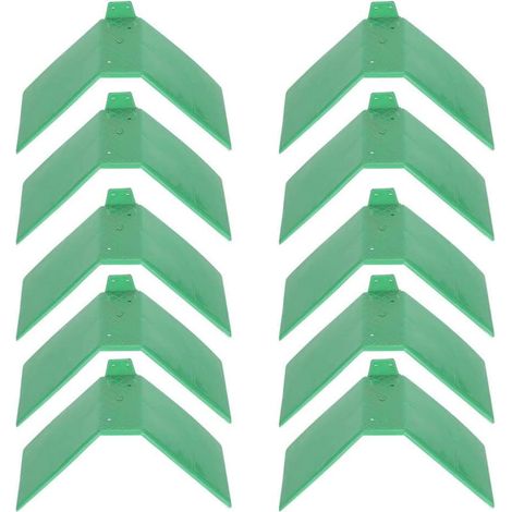 Percha para pájaros sin marca, plástico verde, 10 unidades, motivo de paloma (1/5)