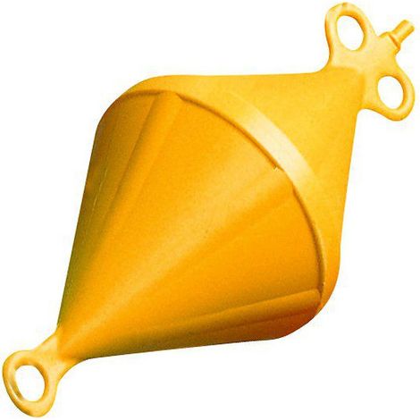 Bouée de corps-mort biconique Jaune - NUOVA RADE - jaune - 54 cm