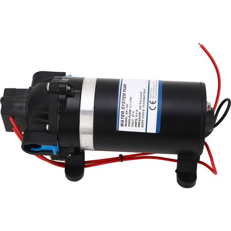 Pompe à membrane haute pression 160 PSI, surpresseur d'eau 5,1 L/min, hauteur de refoulement 3 mètres, 12 V CC (1/5)