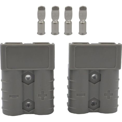 Connecteur Anderson pour Charger et alimenter Paire Mâle et Femelle AMH 50A 600V-LIAIKI (1/5)