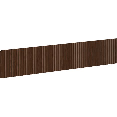 Mexen Rivel frente ranurado para el cuerpo del armario de baño 80 x 20 cm, nogal - 91A20-0800-235-1-86 (1/2)