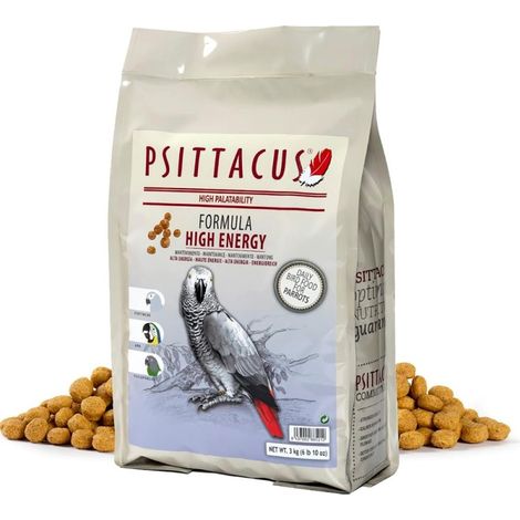Psittacus Formula Alta Energia - Estrusi Mantenimento - 3 kg