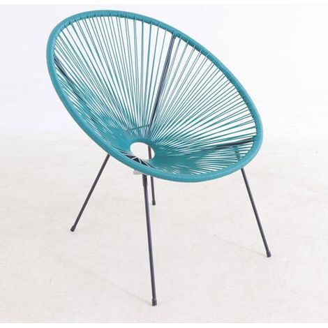 Chaise Vintage turquoise - talla
