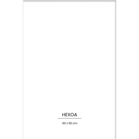Cadre bois Blanc 60x90cm (1/3)