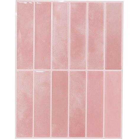 Azulejo Rectangular 50 pcs Rosa 29 x 23 x 0,08 cm vidaXL