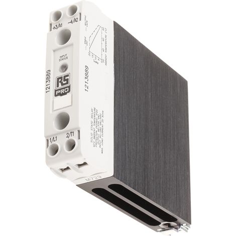Relais statique, RS PRO, 20 A, Rail DIN, 280 V c.a., 530 Vrms ( Prix pour 1 ) (1/2)
