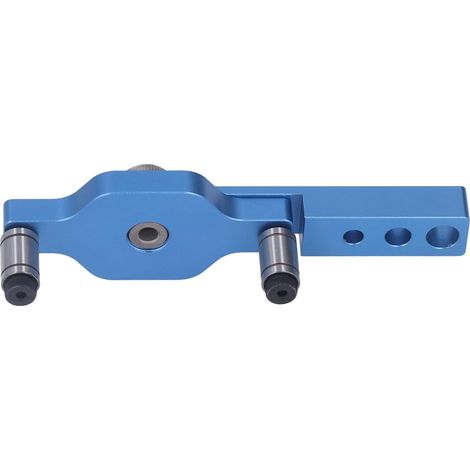 CCYKXA Self-Centering Drill Positioner, Aluminum Alloy Dowel Jig with HSS Drill Bits, Continuous Locator, Precision Punch for Woodworking