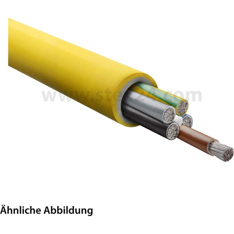 HELU KABEL NSSHÖU-J 5G1,5mm² schwere Gummischlauchleitung AD 17,0mm Nennspannung Uo/U 600V/1000V - 1 Meter