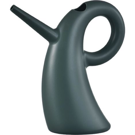Gießkanne für Zimmerpflanzen aus ABS – Elegantes, ergonomisches Design, 1,5 l, 27,5 x 14 cm, grün/weiß/grau (1/5)