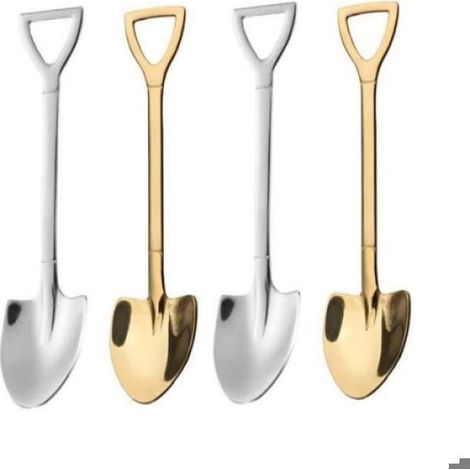 Cuillère De Table - Acier Inoxydable - 15,5 X 3,4 Cm - Pour Service À Table - Lot De 4 (1/4)