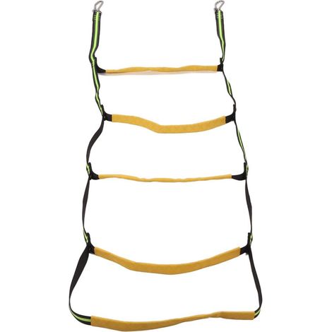Échelles de Corde Marine pour Bateau à 5 Marches, échelle de Bain Pliable pour Voilier, Bateau Gonflable, , Piscine