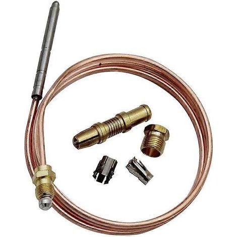 Thermostat-Pilotbaugruppe mit Thermoelement (91 cm), Flammenfühler für Heizkessel und Heizungsanlage, Sicherheitssensor für Regelventil, kompatibles Ersatzteilset (1/5)