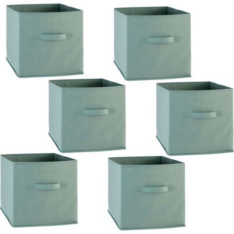 Lot de 6 boîtes de rangement en tissu MIX N' MODUL (1/4)