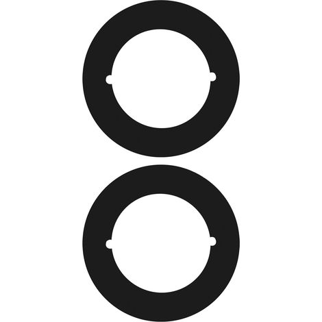 Lot de 2 plaques de réparation autocollantes pour serrures (1/5)