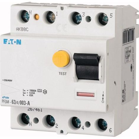 Inter diff 4x63A 300mA type S 000264311 EATON PFGM-63/4/03-S