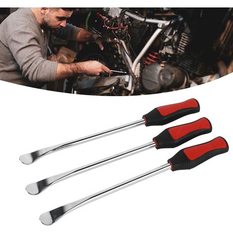 (Exclusivité Mexique) 3 démonte-pneus de moto + 2 housses de protection pour pneus (3 démonte-pneus + 2 housses de protection + 1 clé + 6 obus de valve + 10 bouchons (sac en tissu rouge)) (1/5)