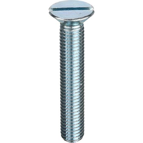 Unifix Machine Screws Slotted Csk Head Din 963 Bzp - M3 X 16