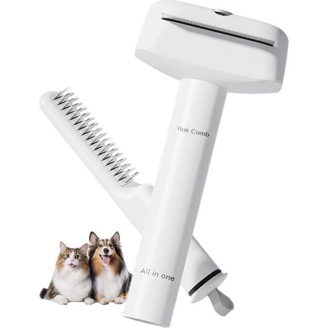 Filiyano – Outil de toilettage 3 en 1 pour animaux de compagnie – Peigne pour sous-poil, brosse démêlante et peigne démêlant – Élimine les poils en (1/5)