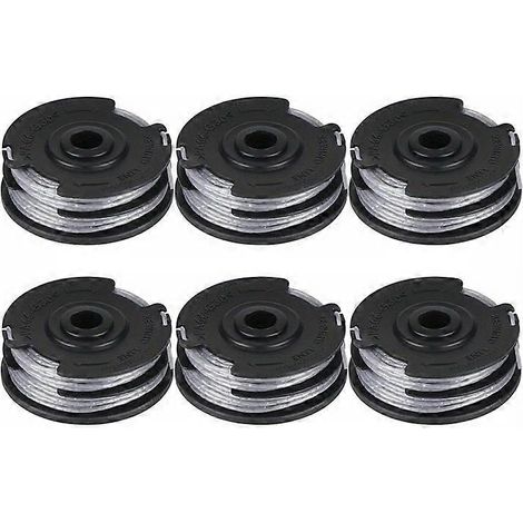 6er-Pack Spulenset F016800351, kompatibel mit Bosch ART 30-36 LI / ART 24 / ART 30 Rasenmäher-Trimmer-Spulen (1/5)
