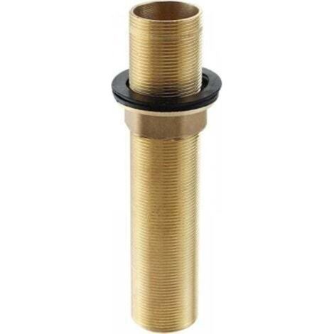 [JAMAIS UTILISÉ] （15×3×3cm） Generic Wasserhahn Verlängerte Hohe Robinet mitigeur pour évier de cuisine, jaune, M32 x 150 mm Kit d'extension fileté - Tige de montage plus longue - Trou unique de 15 cm (1/4)