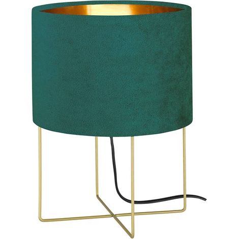 Lampe de table Aura grand modèle bleu canard - Fischer & Honsel (1/5)