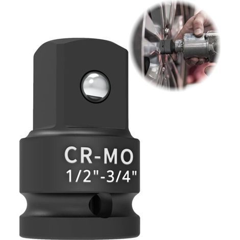 adaptateur douille 1/2 auf 3/4, acier chrome - molybdène(CR-MO), reducteur carre, raccord douille, adaptateur cliquet, coffret douille (1/5)