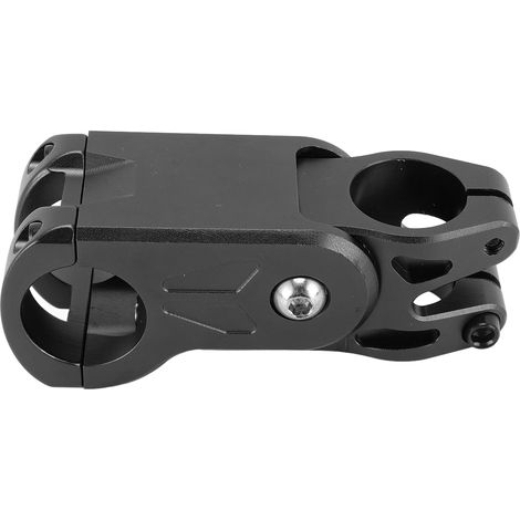 Potence de vélo VTT haute densité, usinée CNC, réglable en dureté et souplesse, anti-vibrations, noire (1/5)