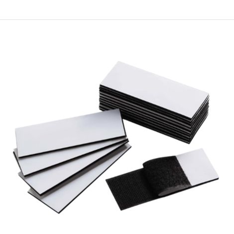 Stickers à gratter maison, 20 PCS Stickers à gratter 2 x 8cm ruban adhésif à gratter plastique pour double face, DIY, métal, mur, noir, sol (1/5)