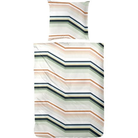 Vario Bettwäsche Renforce grün, 135 x 200 cm Bettwäsche